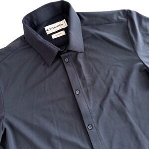 Mizzen+Main Navy Dress Shirt